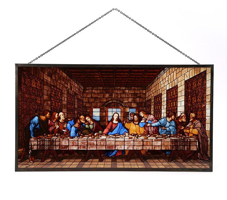 Last Supper Stained Glass Replica