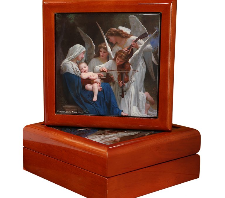 Song of the Angels Keepsake Tile Box