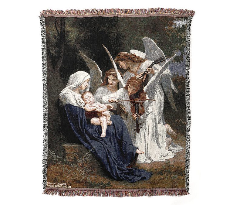 Song of the Angels Tapestry Throw Blanket